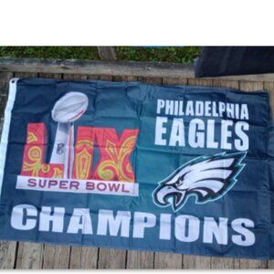 Philadelphia Eagles Super Bowl LIX Champions 2024 3x5 Feet NFL Flag 59 NEW